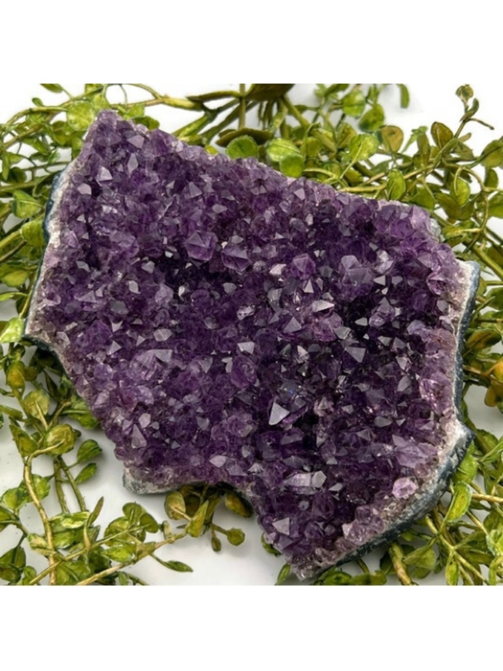 Authentic Amethyst Quartz Crystal Raw Cluster Natural Purple Healing Crystal